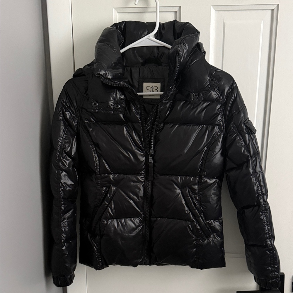 Kids Black Puffer Jacket